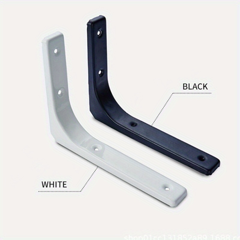 Corner Bracket Angle - 2pcs Heavy-Duty Iron Shelf Brackets -