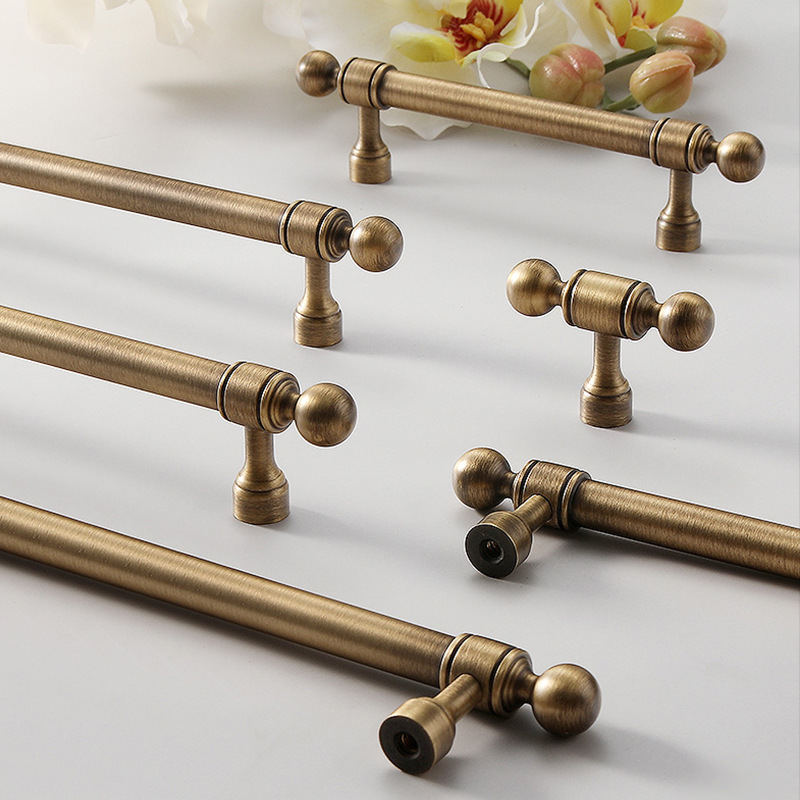 Furniture Hardware Wholesale - Antique Brass Cabinet Handles Drawer Pull