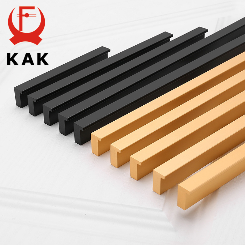 Furniture Hardware Gold - KAK American Style Black Cabinet Handles