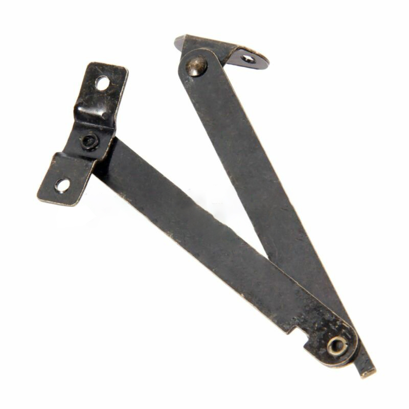 Furniture Hardware Screws - 2PC Antique Bronze Lid Support Hinges