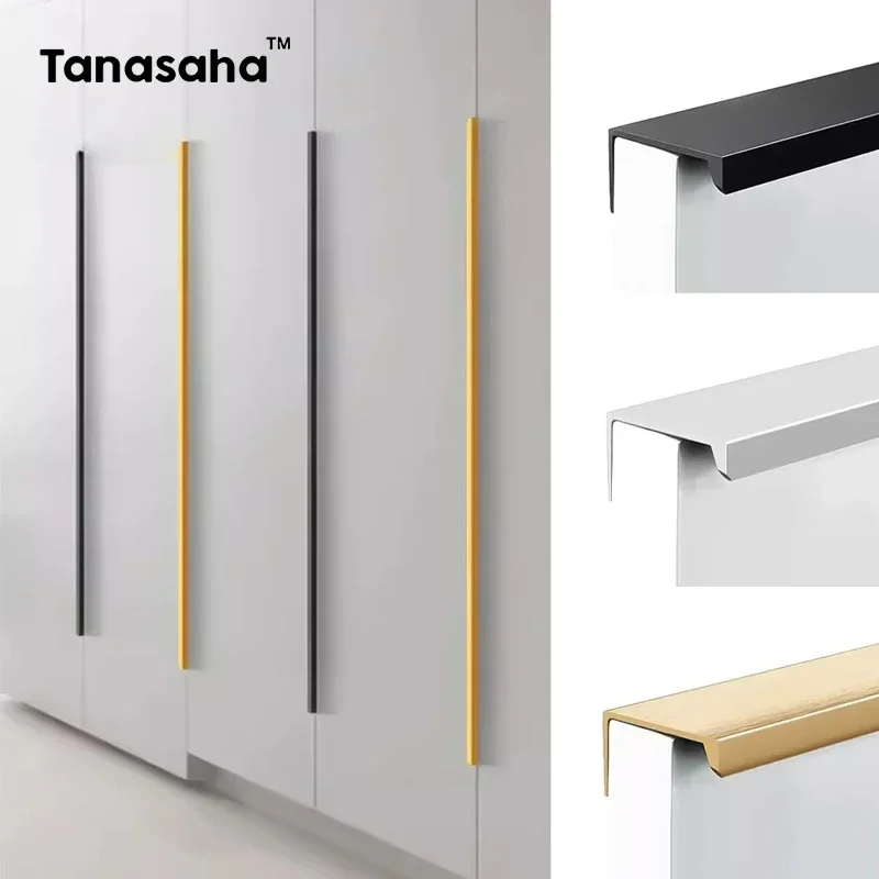Furniture Hardware Gold - Hidden Furniture Handles Matte Black Gold