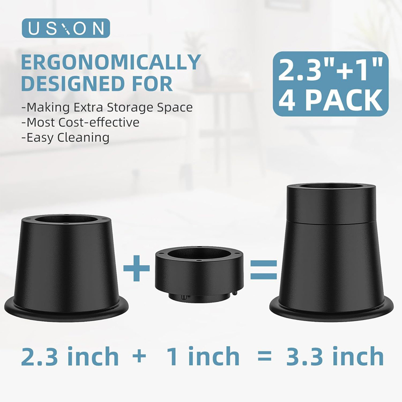 4Pcs Heavy Duty Furniture Rise - Furniture Hardware Brackets recension och pris