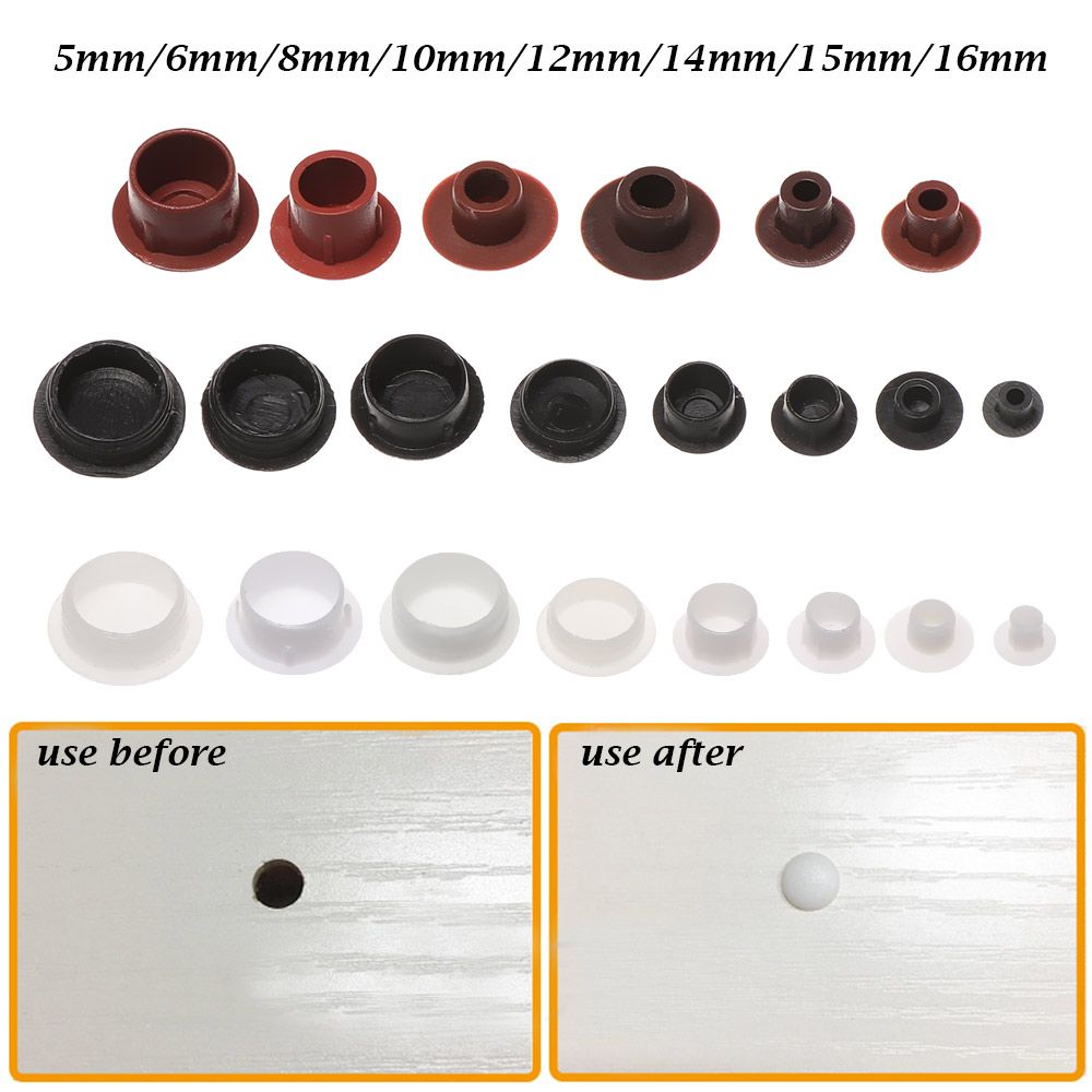 50Pcs 5-16mm Furniture Hole Co - Furniture Hardware Screws recension och pris
