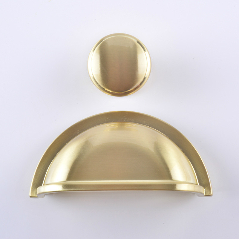 Brushed Brass Furniture Handle - Furniture Hardware Gold recension och pris