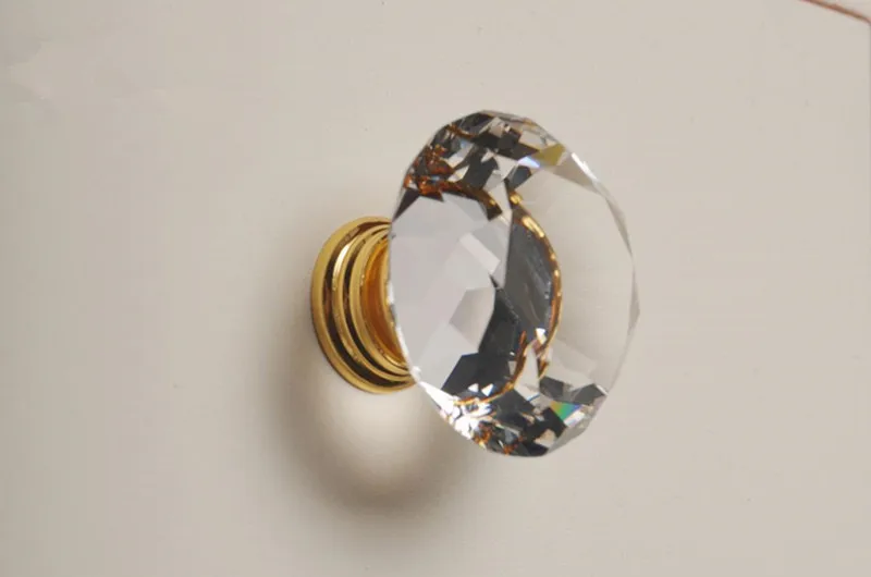 Crystal Gold Cupboard Knobs Ha - Furniture Hardware Gold recension och pris