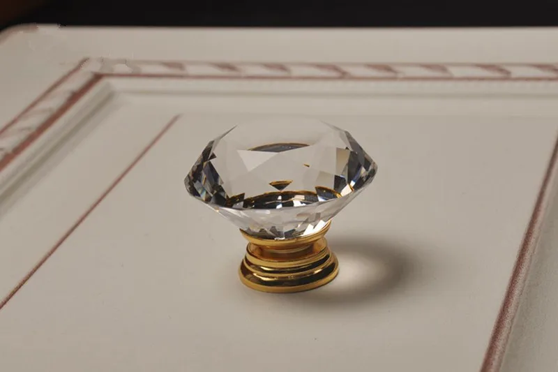 Crystal Gold Cupboard Knobs Ha - Furniture Hardware Gold recension och pris