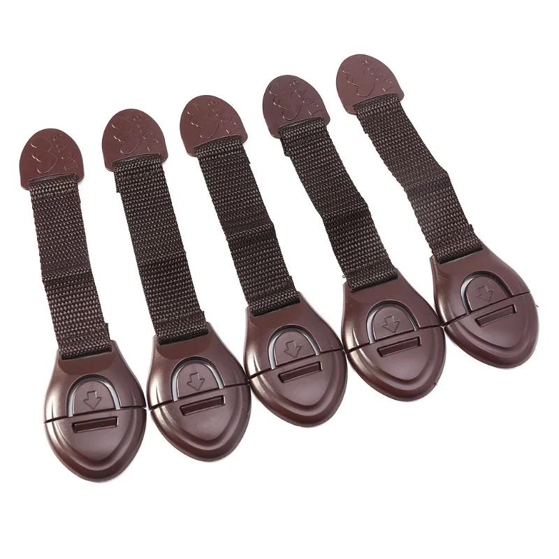 5pcs/lot Brown Cabinet Safety  - Furniture Hardware Manufacturers recension och pris