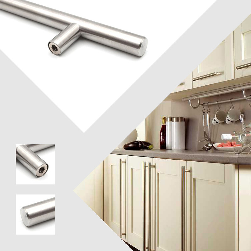 Modern Gold Brushed Straight C - Furniture Hardware Gold recension och pris