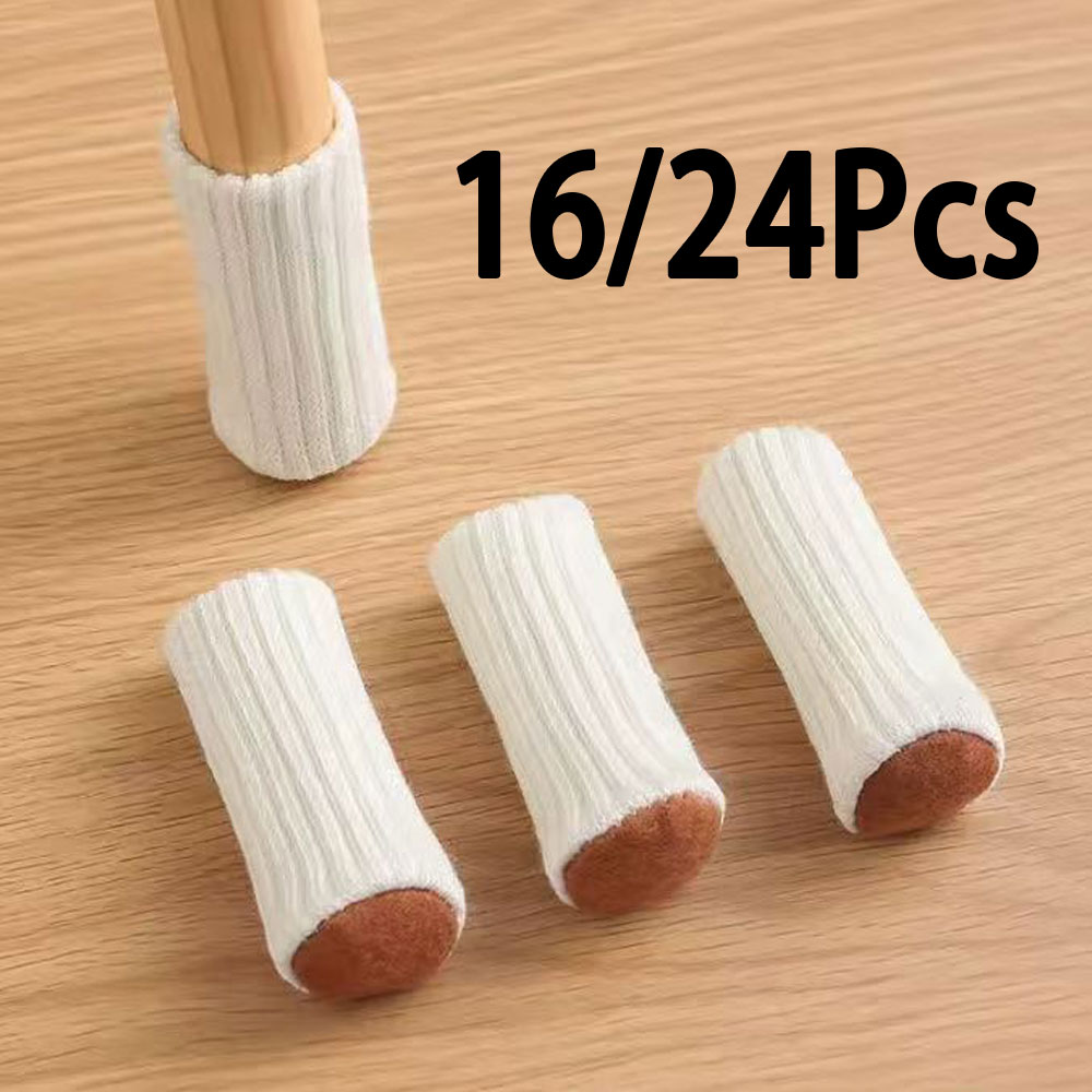 16/24Pcs Chair Legs Socks Knit - Furniture Hardware Brackets recension och pris