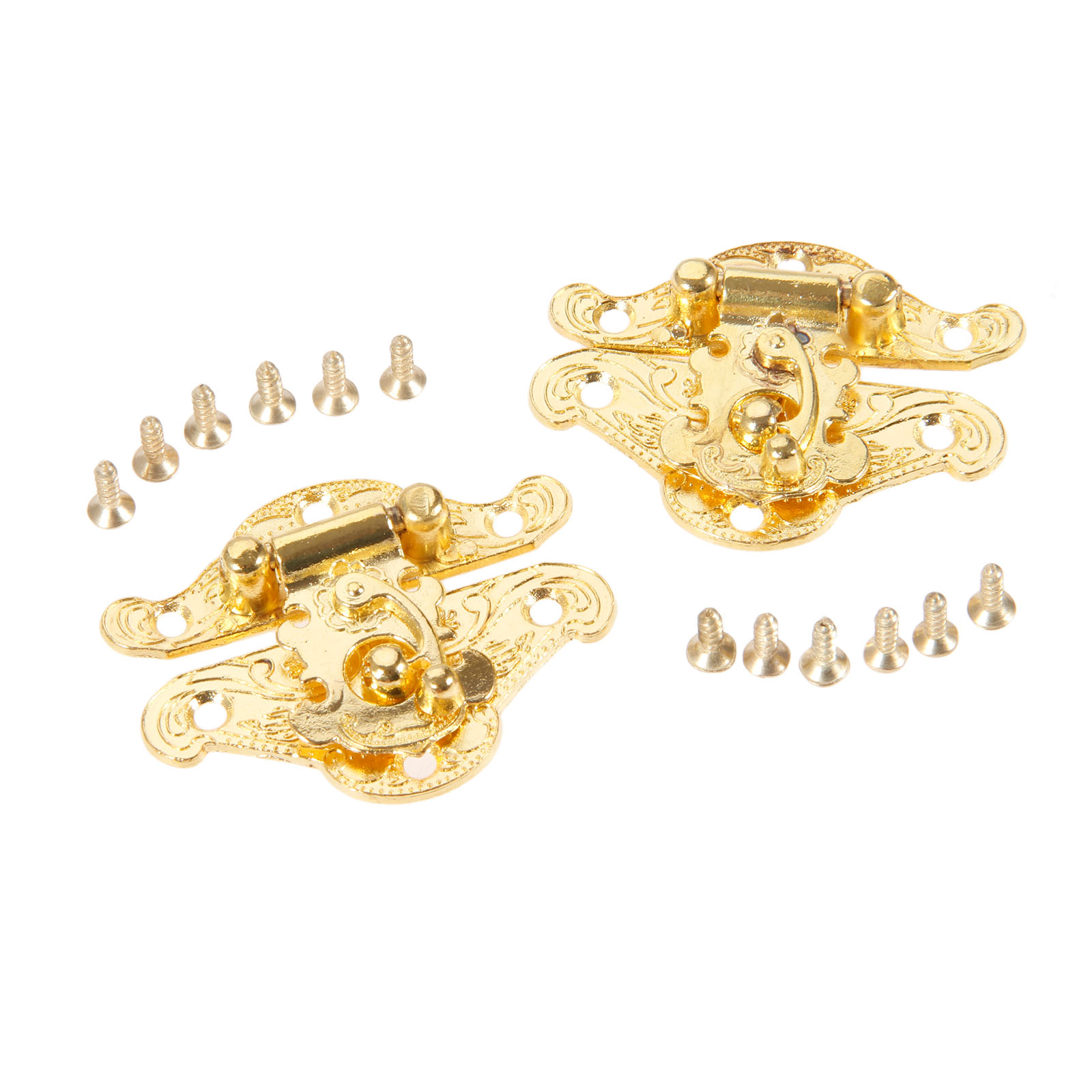 DRELD 2Pcs Antique Gold Box La - Furniture Hardware Gold recension och pris