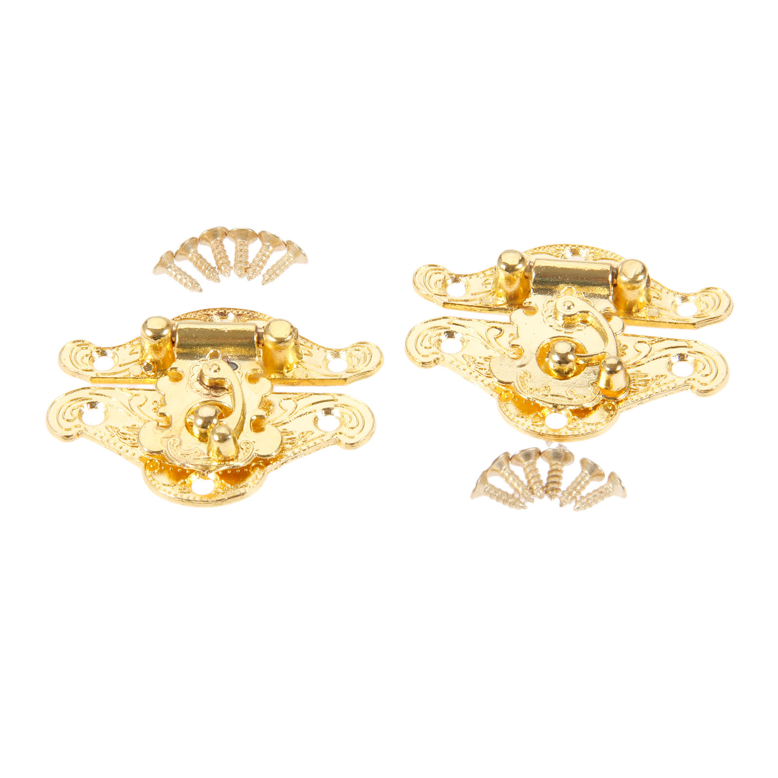 DRELD 2Pcs Antique Gold Box La - Furniture Hardware Gold recension och pris