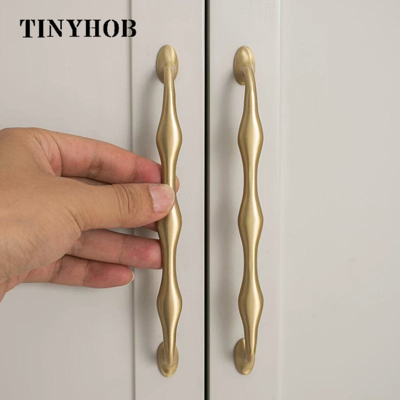TINYHOB Matte Gold Solid Brass - Furniture Hardware Gold recension och pris