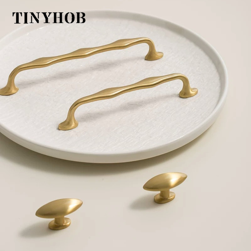 TINYHOB Matte Gold Solid Brass - Furniture Hardware Gold recension och pris