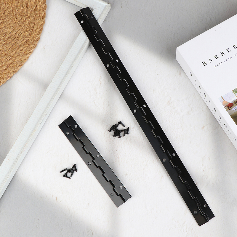270° Iron Black Continuous Pia - Piano Hinge Continuous recension och pris