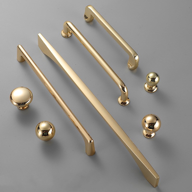 Zinc Alloy Bright Gold Kitchen - Furniture Hardware Gold recension och pris