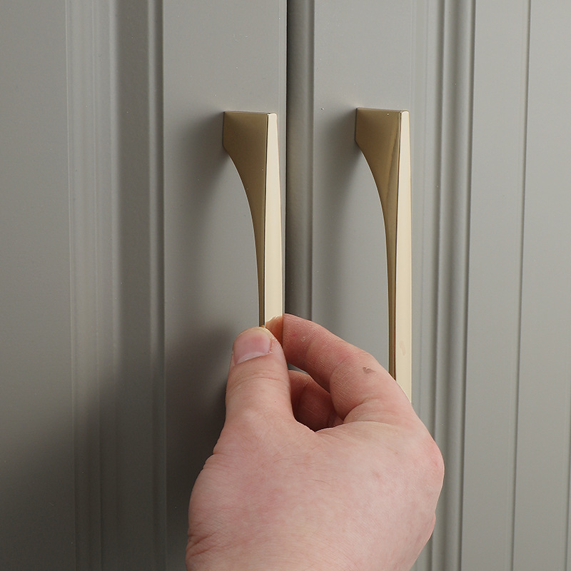 Zinc Alloy Bright Gold Kitchen - Furniture Hardware Gold recension och pris