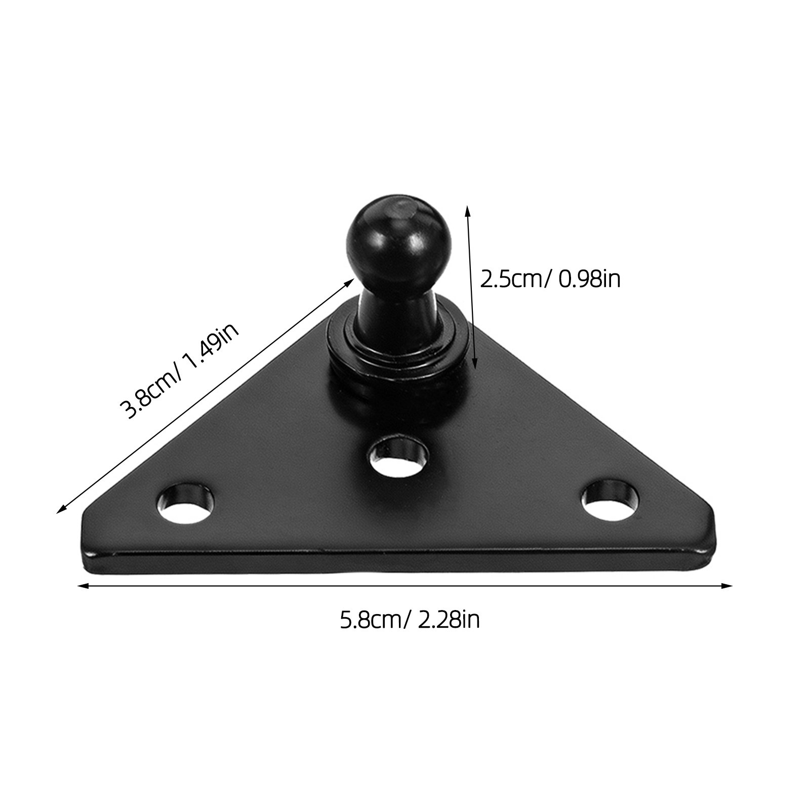 Gas Spring Base Heavy Duty Adj - Furniture Hardware Brackets recension och pris