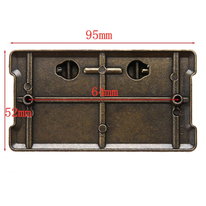 4Pcs Vintage Antique Bronze Dr - Furniture Hardware Brackets recension och pris