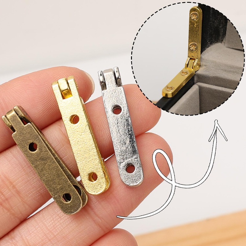 Mini Zinc Alloy Hinges Heavy D - Furniture Hardware Screws recension och pris