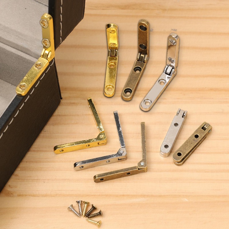 Mini Zinc Alloy Hinges Heavy D - Furniture Hardware Screws recension och pris