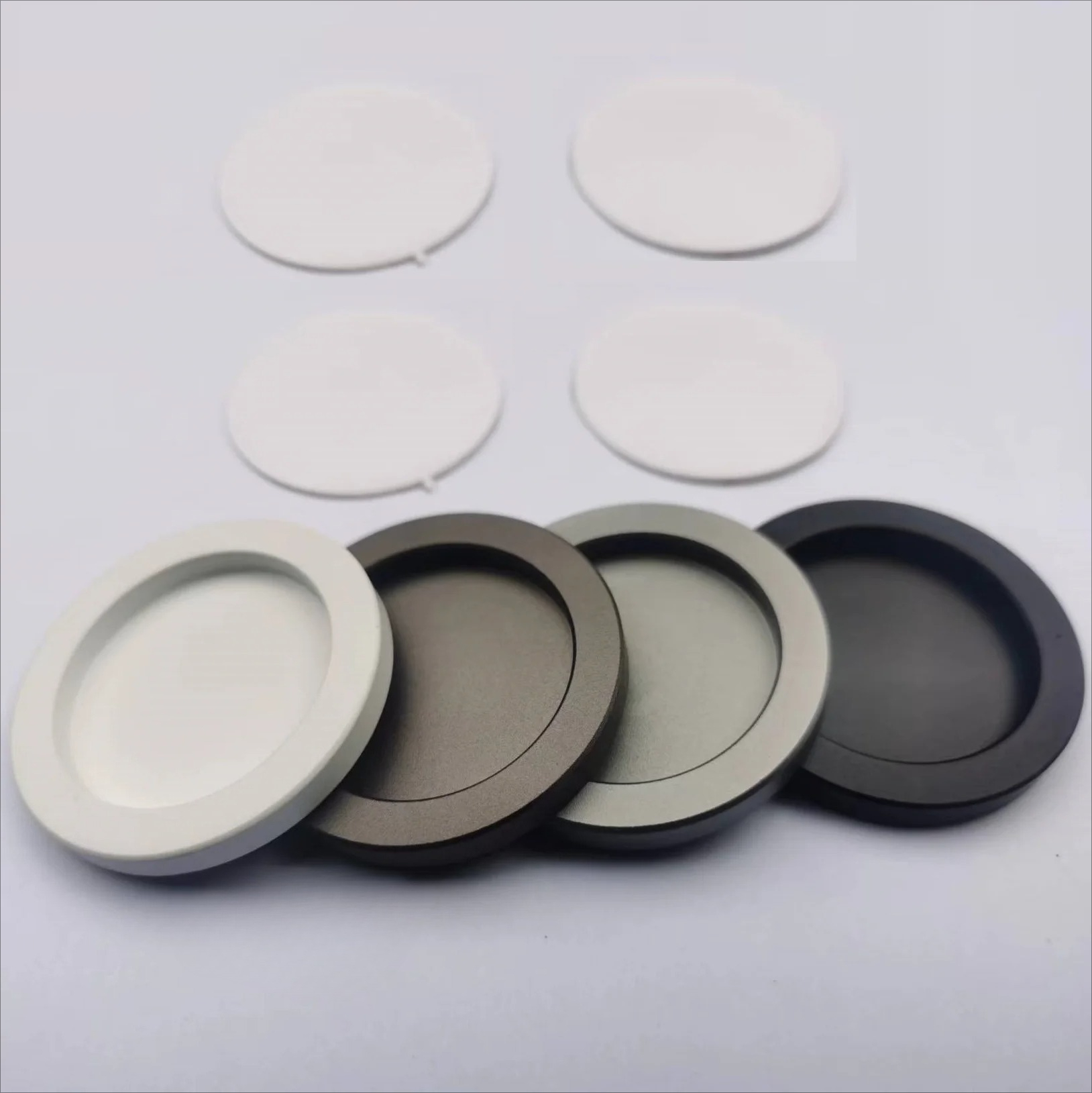 4Pcs Aluminum Round Sticking T - Furniture Hardware Gold recension och pris