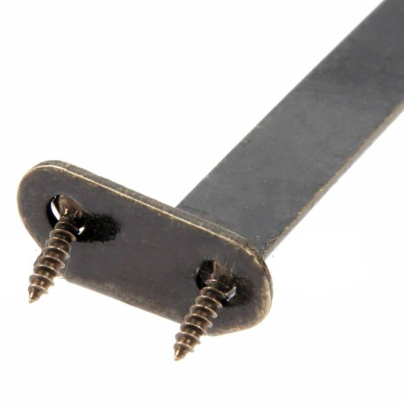 2PC Antique Bronze Lid Support - Furniture Hardware Screws recension och pris