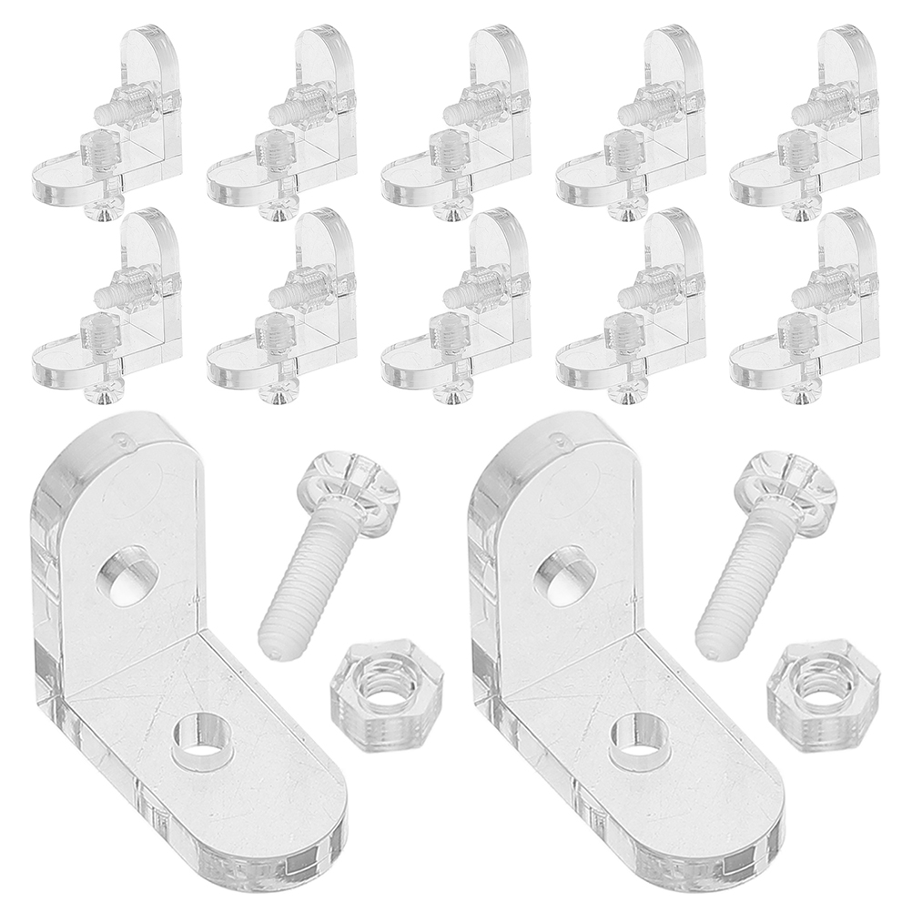 15Pcs Clear Acrylic L Shape Co - Corner Bracket Angle recension och pris