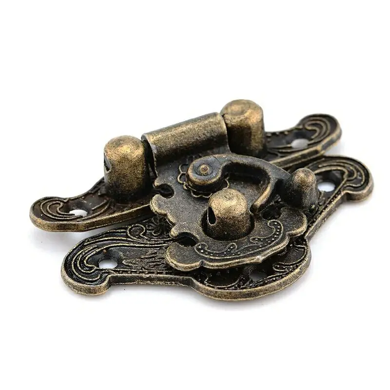 5-20pcs Vintage Metal Hasp Lat - Furniture Hardware Screws recension och pris