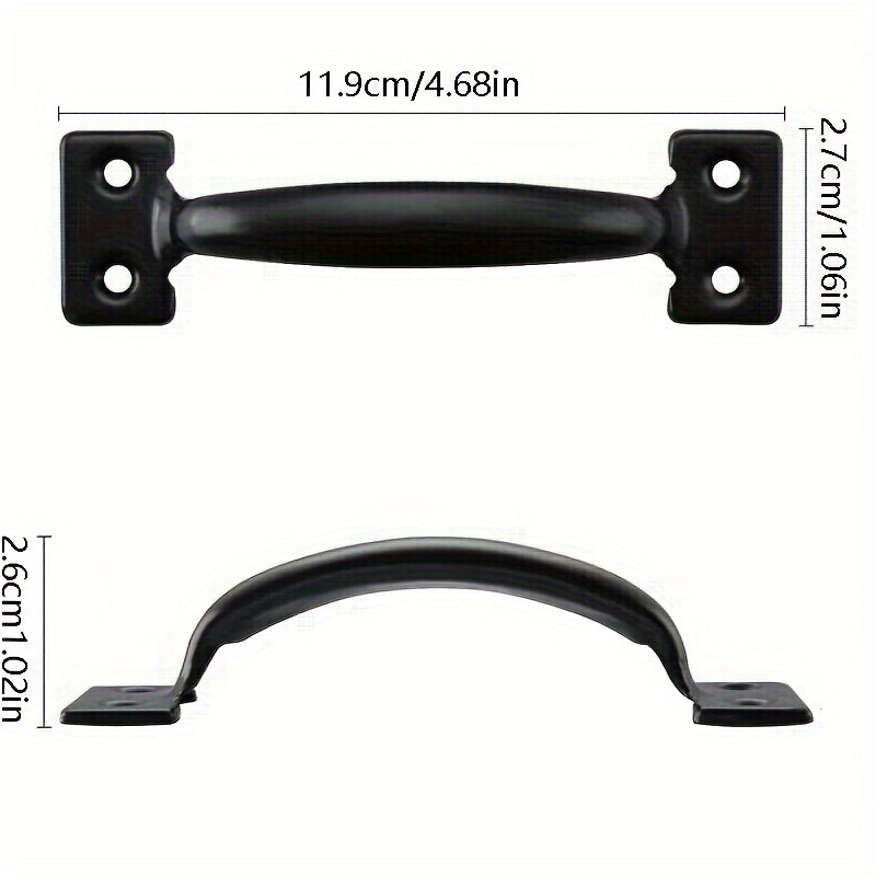 2Pcs DIY Furniture Iron Handle - Furniture Hardware Screws recension och pris