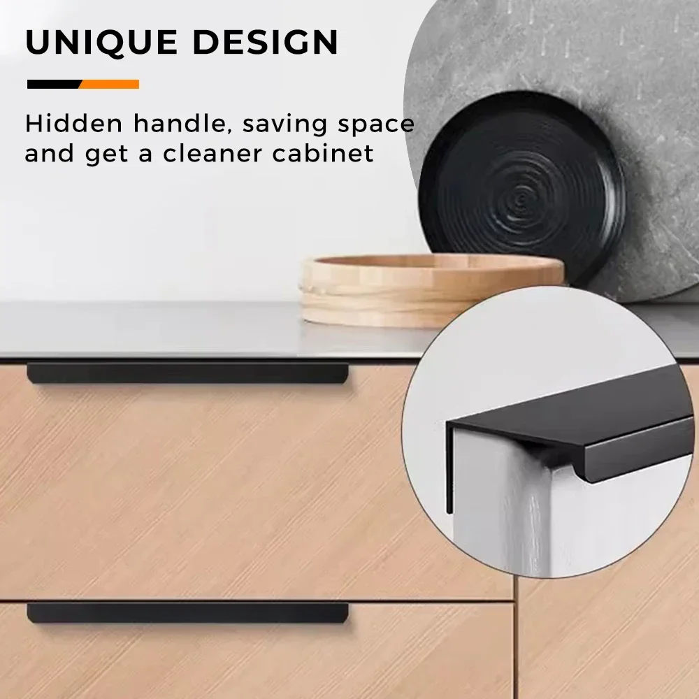 Hidden Furniture Handles Matte - Furniture Hardware Gold recension och pris