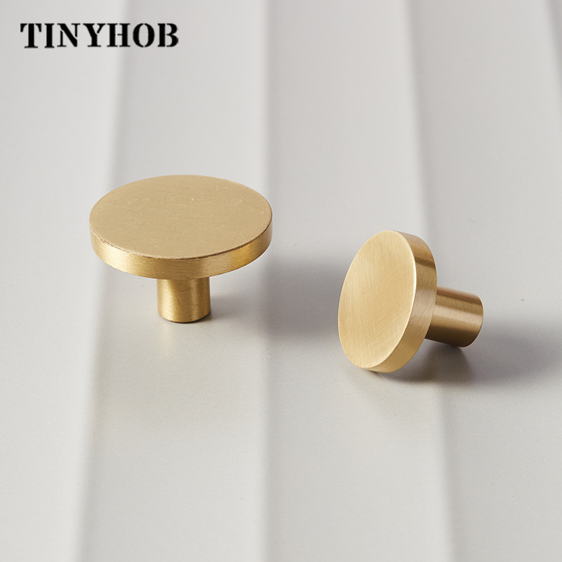 Round Brass Dresser Knobs Draw - Furniture Hardware Gold recension och pris